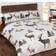 MCU Deer Christmas Duvet Cover Natural (230x220cm)