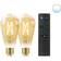 WiZ Tunable Filament Edison ST64 + WiZmote LED Lamps 50W E27 2-pack