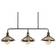 Dkd Home Decor Golden Pendant Lamp 29cm