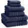 Catherine Lansfield Zero Twist Bath Towel Blue (127x70cm)