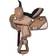 Silver Royal Burn The Breeze Miniature Barrel Saddle 8inch - Light Oil