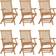 vidaXL 3096594 6-pack Garden Dining Chair