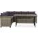 vidaXL 316871 Lounge-Set, 1 Tisch einschl. 1 Sofas