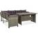 vidaXL 316871 Loungesæt, 1 borde inkl. 1 sofaer