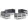 vidaXL 3096057 Lounge-Set, Tisch einschl. 2 Stühle & 8 Sofas