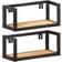 vidaXL 40cm 2-Pack Væghylde 40cm 2stk