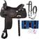 Tough-1 Pro Trail Saddle Package 18inch - Black