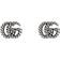 Gucci GG Marmont Stud Earrings - Silver