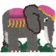 Hama Beads Midi Perleplade Elefant - Hvid, 1stk.