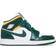 Nike Air Jordan 1 Mid GS - Noble Green/White/Pollen