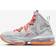 Nike LeBron 19 GS - Grey Fog/Total Orange/Crimson/Roma Green