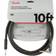 Fender 0990820025 Professional Series Straight to Right Angle Instrument Cable - 10 foot Black 9.8ft