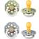 Bibs Bibs Boheme Latex Pacifier Size 1 0-6m 2-pack Sage Glow/Cloud Glow