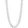 Fred Bennett Cut Curb Chain Necklace - Silver