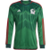 Adidas Mexico 22 Long Sleeve Home Jersey - Vivid Green/Collegiate Green