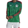 Adidas Mexico 22 Long Sleeve Home Jersey - Vivid Green/Collegiate Green