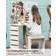 Vowner Vanity Desk With Mirror And Lights Dressing Table 20.7x42.3"