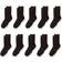 Amazon Cotton Long Socks 10-pack - Black/White