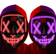 Halloween LED Light Up Mask 2-pack