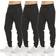 Pure Champ Mens Fleece Active Athletic Workout Jogger 3-pack