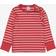 Polarn O. Pyret Stripe Baby Top - Red Stripes