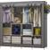 UDEAR Large Portable Wardrobe 65.7x66.9"