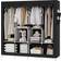 UDEAR Large Portable Wardrobe 65.7x66.9"