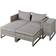 OutSunny 860-133 Outdoor Lounge Set, Table incl. 2 Sofas