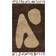 Ferm Living Abstract Small Rug Marron, Blanc cm