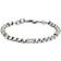 Fossil All Stacked Up Two-Tone Bracelet - Silver/Gold