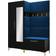 Mirjan24 Frunofta IX Blue/Black Muebles y Accesorios de Pasillo