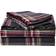 Tribeca Living Printed Flannel Bed Sheet Grey, Multicolour, Red (38.1x25.4cm)