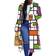 Rintonix Women's Colored Geo Trench Coat