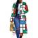 Rintonix Women's Colored Geo Trench Coat