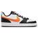 Nike Court Borough Low 2 GS - White/Black/Dark Smoke Grey/Total Orange