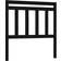 vidaXL 96x4x100cm Headboard 96cm