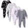 Gerber Baby Sleep 'n Play Footed Pajamas 4-pack - Bunny Smiley