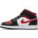 Nike Air Jordan 1 Mid GS - Black/White/Fire Red