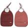 Filibabba Bib with Tie 2-pack Fall Flowers