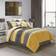 Chic Home Embroidery Bedspread White, Black, Yellow, Grey (228.6x228.6cm)