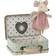 Maileg Angel Mouse in Suitcase Little sister