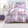 Dream Factory Unicorn Rainbow Reversible Twin Comforter Set 64x86"