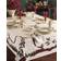 Lenox Holiday Nouveau Tablecloth White, Red (304.8x152.4cm)