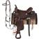 King Basic Leather Trail Saddle Package 17inch - Brown