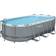 Bestway Power Steel Oval Metal Frame Pool 5.5x2.7x1.2 m