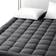 Easeland Quilted Mattress Cover White, Blue, Grey (203.2x198.1cm)