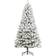 Pre-Lit Flocked Frisco Christmas Tree 78"