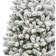 Pre-Lit Flocked Frisco Christmas Tree 78"