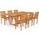 vidaXL 3059608 Ensemble repas de patio, 1 Table incluse 6 Chaises