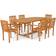 vidaXL 3059612 Ensemble repas de patio, 1 Table incluse 6 Chaises